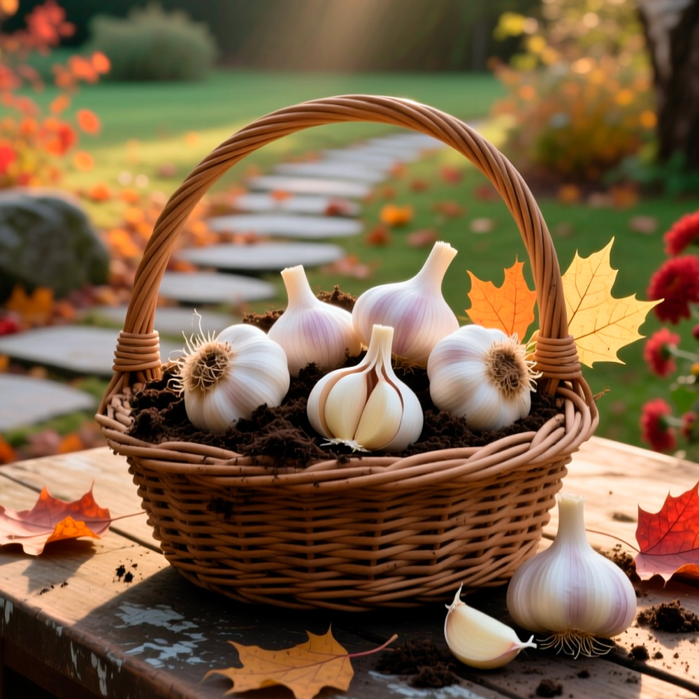 Подзимний посев чеснока